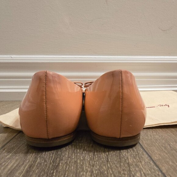 SALVATORE FERRAGAMO - Varina Ballet Flat - Pink - Size 34 - Picture 5 of 6